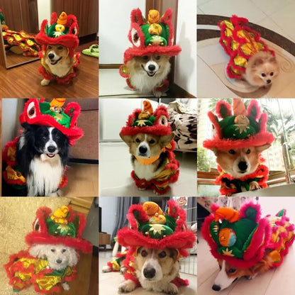 Dragon Dance Funny Dog Costume