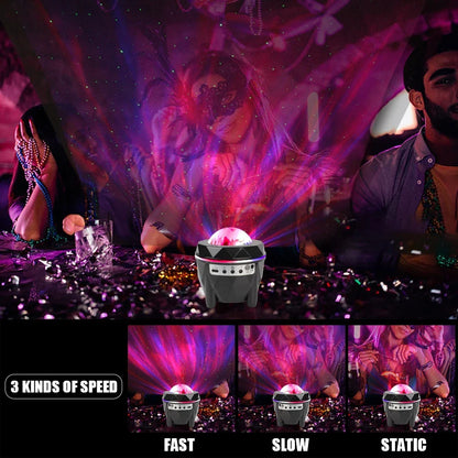 Music Sync Bluetooth Speaker Star Galaxy Lamp