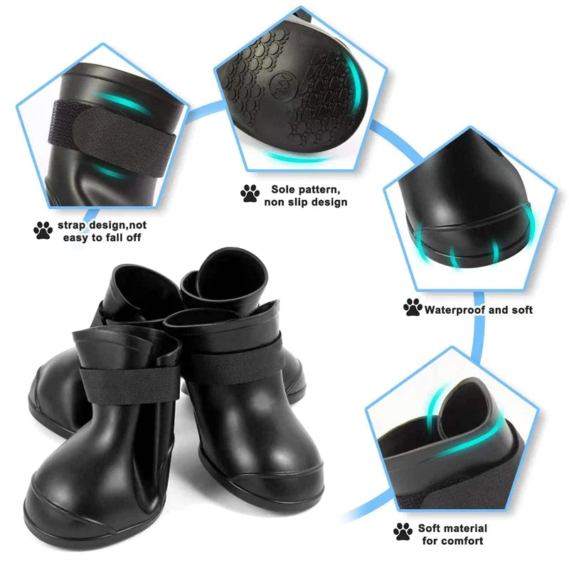Waterproof Dog Rain Boots