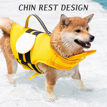 Bumble Bee Dog Life Preserver Jacket