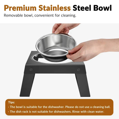 Stainless Steel Elevated Dog Bowls
