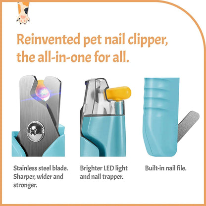 USB Rechargeable Sharp Dog Nail Clippers