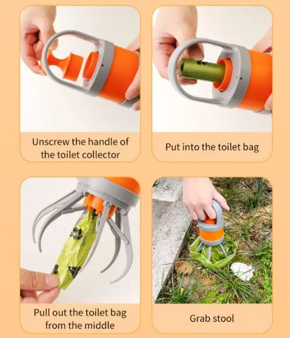 Portable Handheld Dog Pooper Grabber