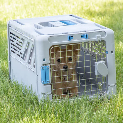 19" Collapsible Plastic Pet Kennel