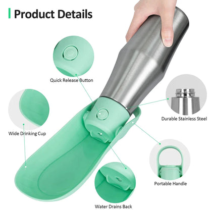 750ml Portable Dog Water Bottle