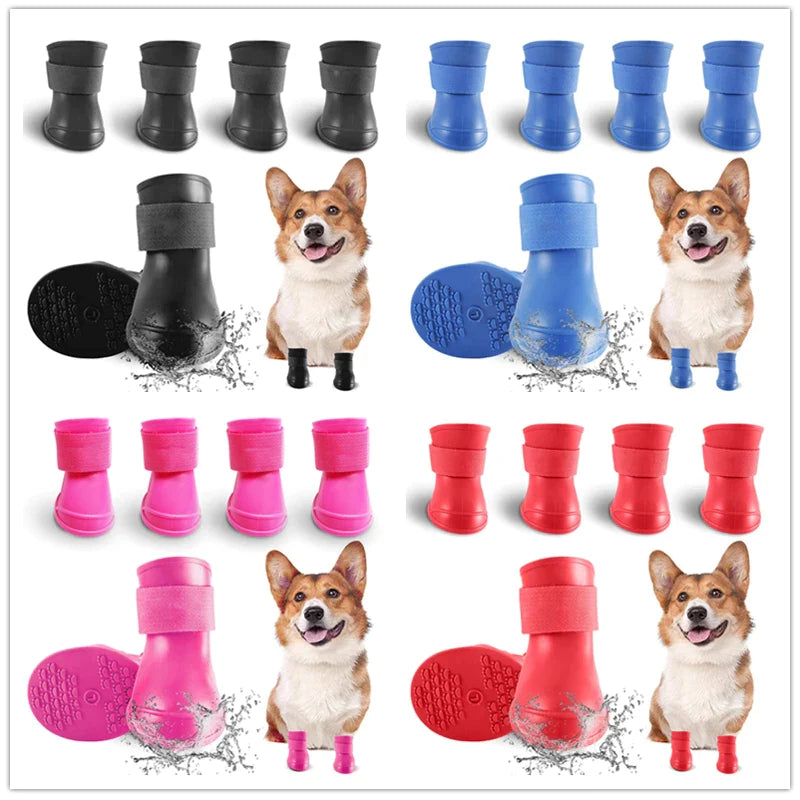Waterproof Dog Rain Boots