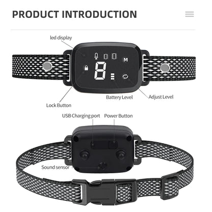 Double Vibration Anti Bark Dog Collar
