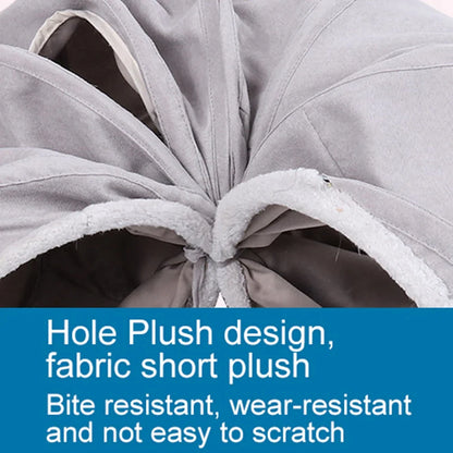 Collapsible Peek Hole Cat Tunnel