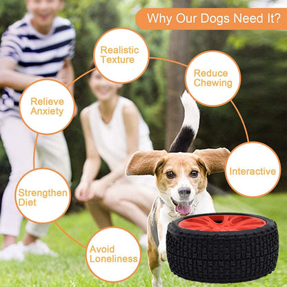 Indestructible Fun Tires Dog Toy