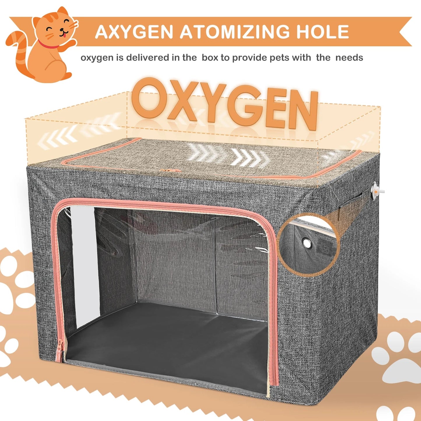 Dedicated Pet Folding Oxygen Tent
