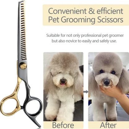 Ergonomic Grip Durable Pet Grooming Scissors