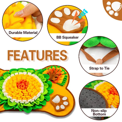 Squeaky Durable Dog Snuffle Pads