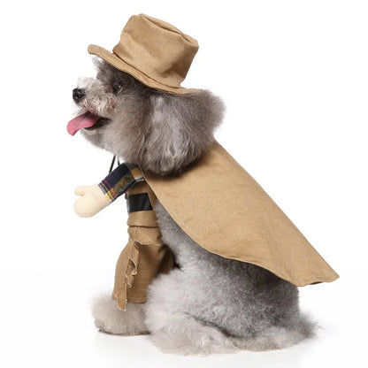 Funny Cowboy Dog Costume