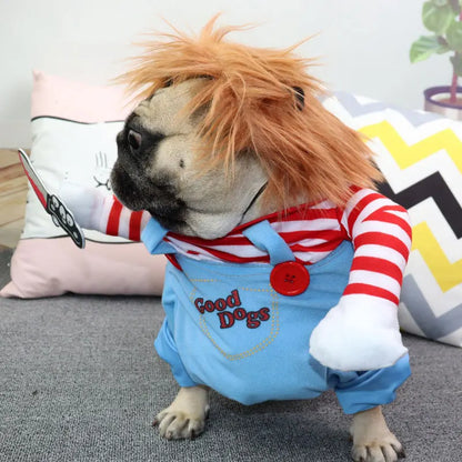 Pet Dog Funny Chucky Costume