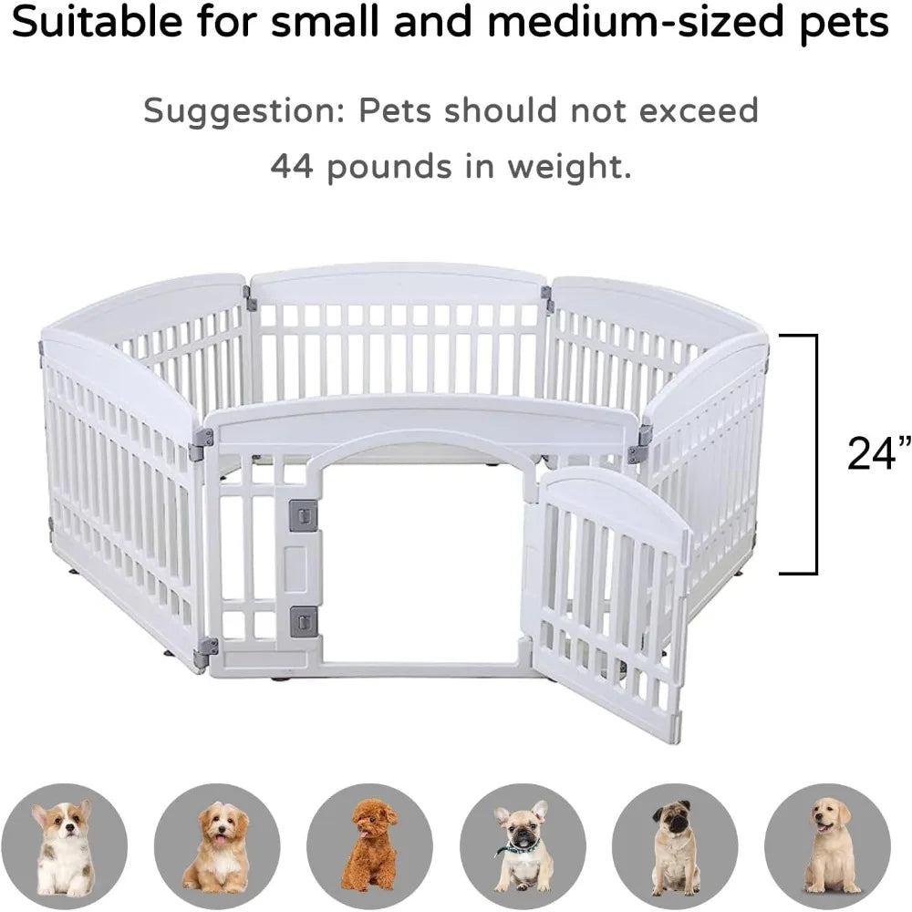 6 Panels Heavy Duty Dog Playpen