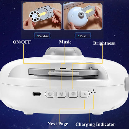 32 in 1 Starry Sky LED Night Projector