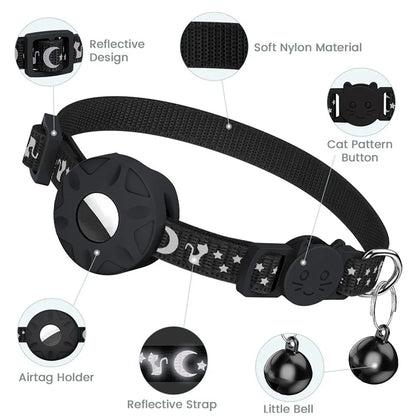 Safety Buckle Pet AirTag Collar