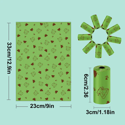 Double Seal Biodegradable Dog Poop Bags