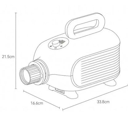 2000W Portable 3 in 1 Dog Hair Dryer