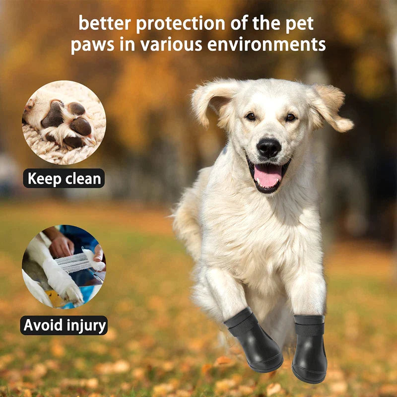 Waterproof Dog Rain Boots
