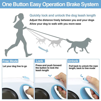 4M 5 in 1 Multi-use Dog Leash