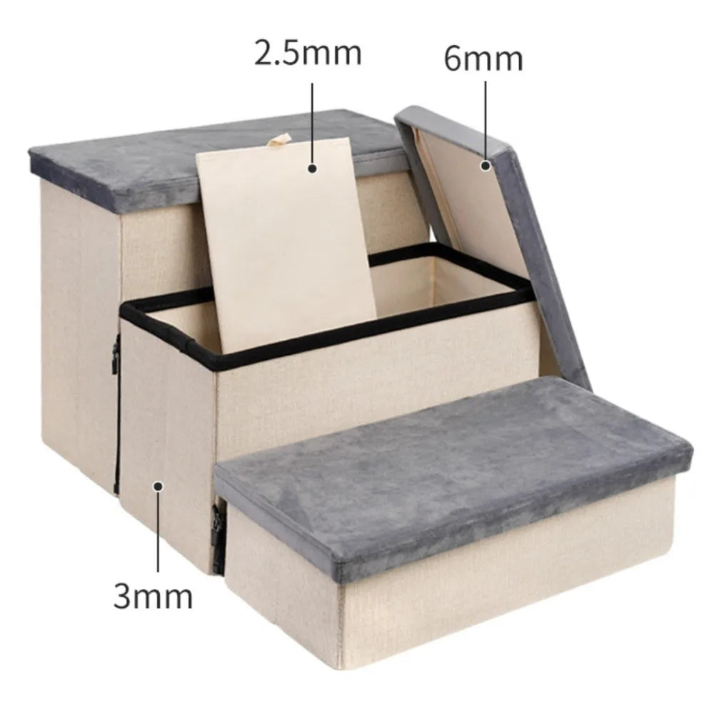 Dog Stairs With Storage Box