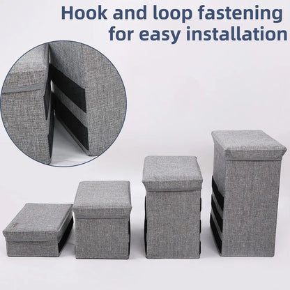 4-Step Pet Stairs With Storages