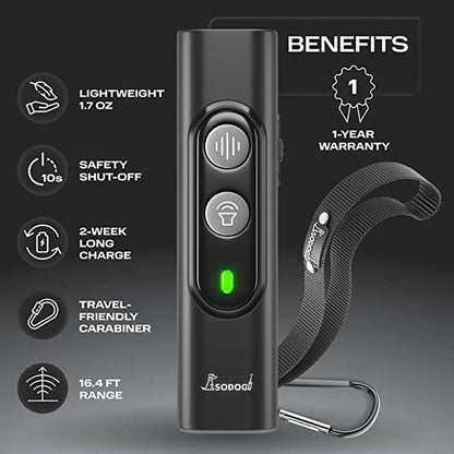 USB Rechargeable Ultrasonic Pet Dog Repeller