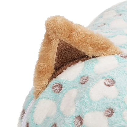 Soft Long Plush Round Cat Tunnel
