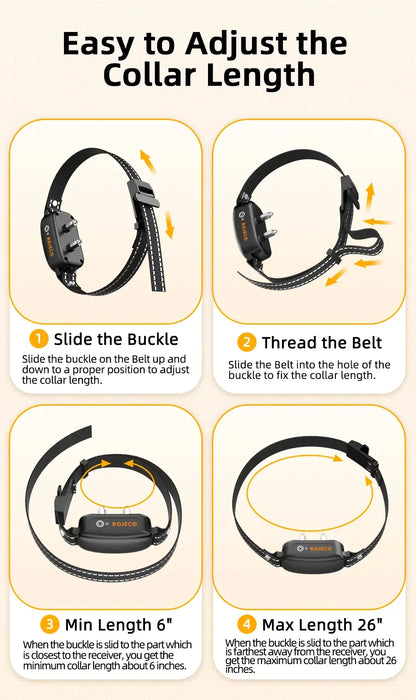 Rechargeable Remote Control IPX7 Dog Collar