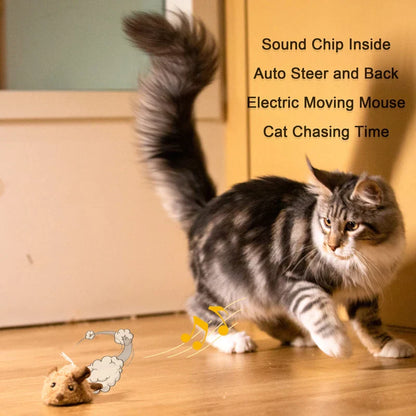 Realistic Automatic Moving Mouse Cat Toys