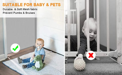 Safety Mesh Retractable Dog Gate