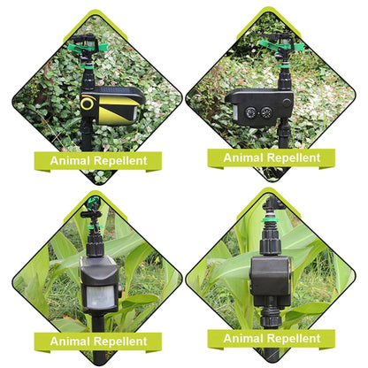 Solar Motion Activated Animal Sprinkler Repeller