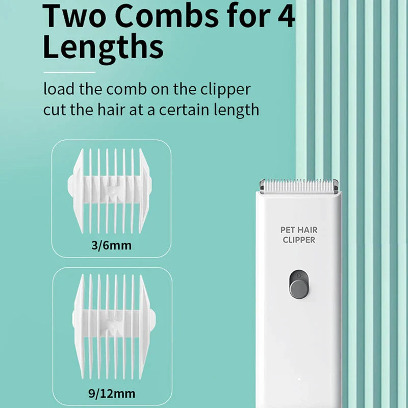 Cordless Waterproof Cat & Dog Hair Trimmer
