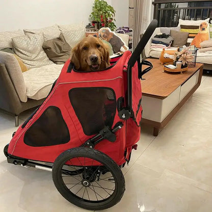 20 Inch Big Wheel Pet Bicycle Trailer