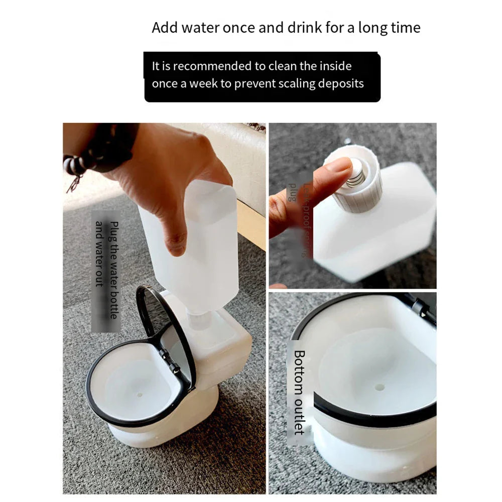Funny Toilet Shape Cat Water Dispenser