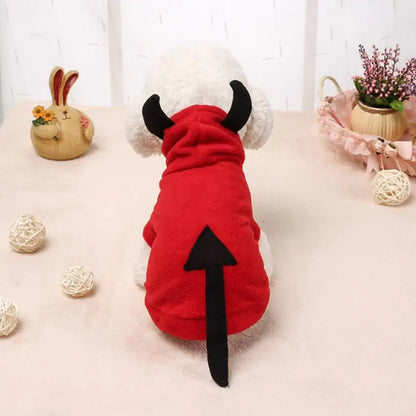 Halloween Themed Devil Dog Costume