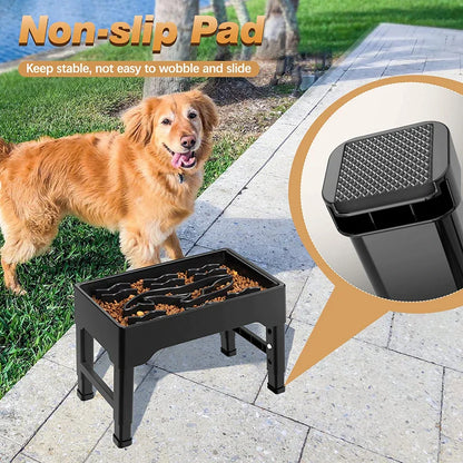 2.2L Large Capacity Elevated Dog Bowls