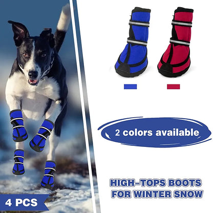 Four-side Stretch Fabric Dog Shoes