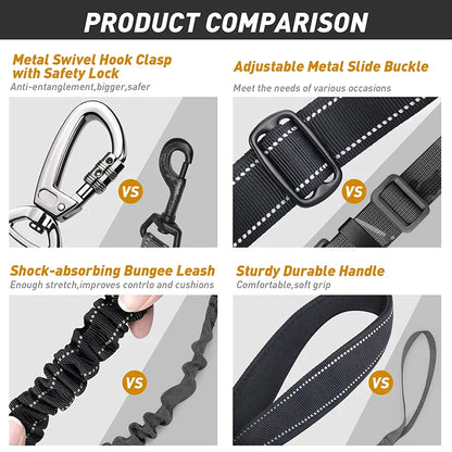 No Pull Bungee Dog Training Leash