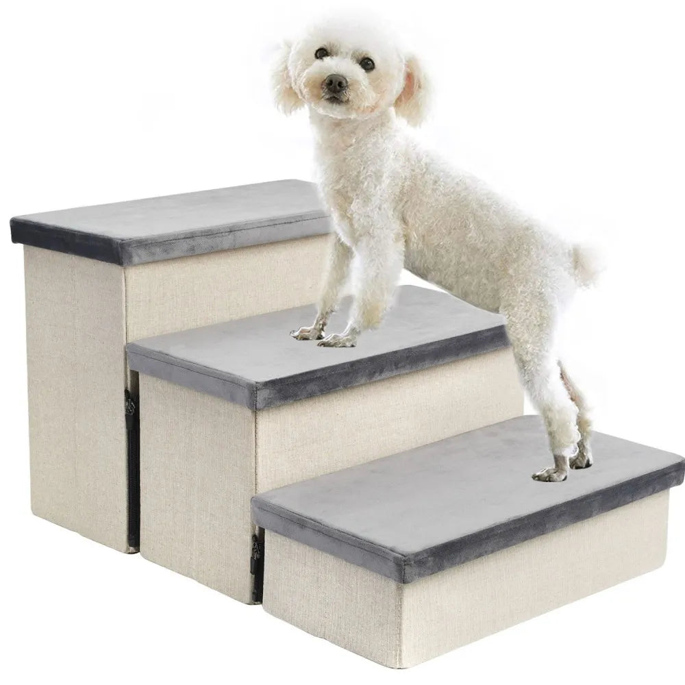 Dog Stairs With Storage Box