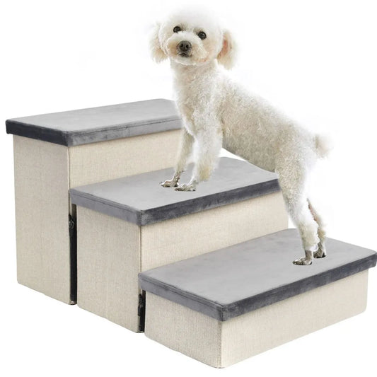 Dog Stairs With Storage Box