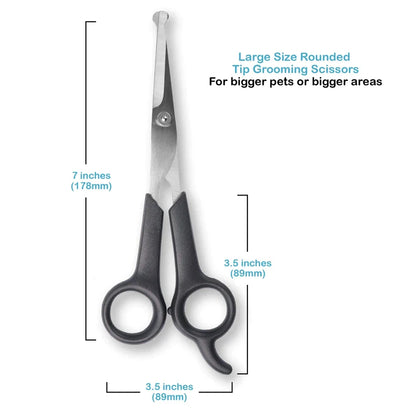 Stainless Steel Rounded Tips Dog Scissors