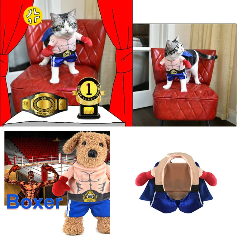 Funny Dog Cosplay Boxer Costume