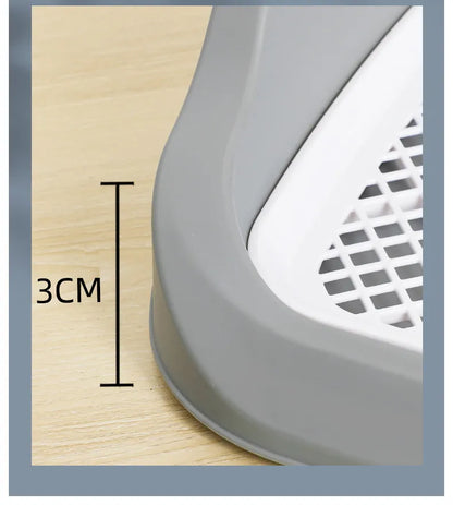 Portable Pet Toilet Pad Tray With Pillar