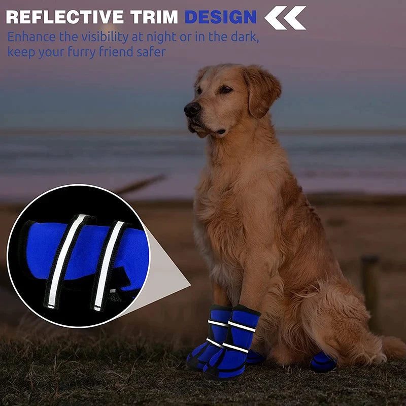 Four-side Stretch Fabric Dog Shoes