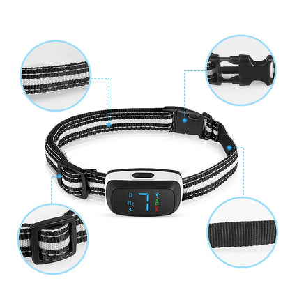 LED Flash Mode Dog Bark Collar