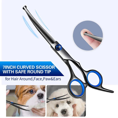 5 In 1 Professional Sharp Dog Scissors Kit