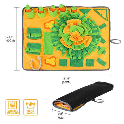 Squeaky Sniffing Puzzle Dog Snuffle Mats