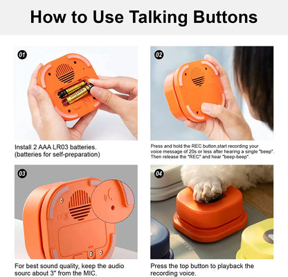 Fun Vocal Dog Recorder Talking Pad
